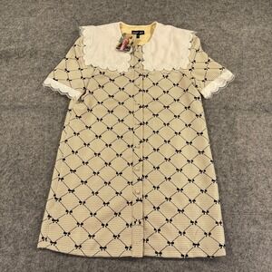 Sister Jane Cream and Black Mini Dress